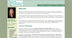 Desktop Screenshot of freshperspectivescounseling.com