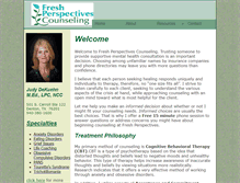 Tablet Screenshot of freshperspectivescounseling.com